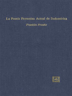 cover image of La Poesía Femenina Actual de Sudamérica